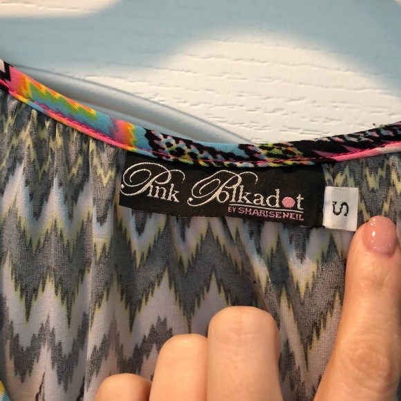 Multi Colored Retro Top - Picture 3 of 3